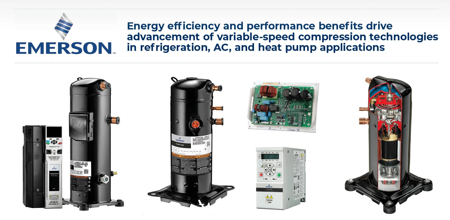 Variable speed store compressor hvac